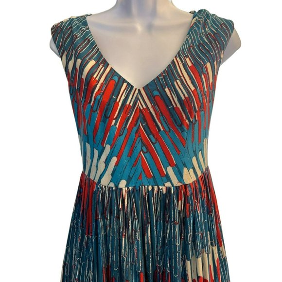 Tracy Reese Women's Multicolored Plenty Dress Size OP Rayon Blend Anthropologie - Picture 2 of 4